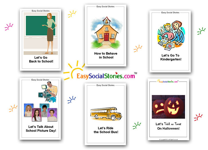 Printable Social Stories - Buy Social Skills Story Book for Children with Autism or Anxiety